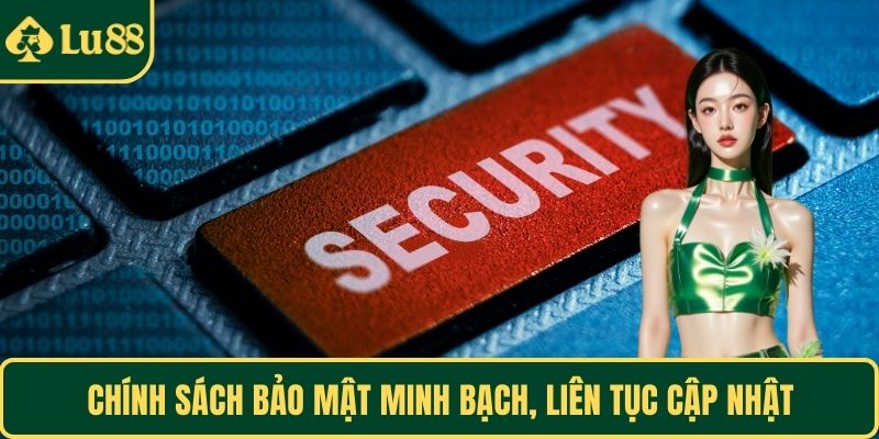Chính sách bảo mật minh bạch, liên tục cập nhật
