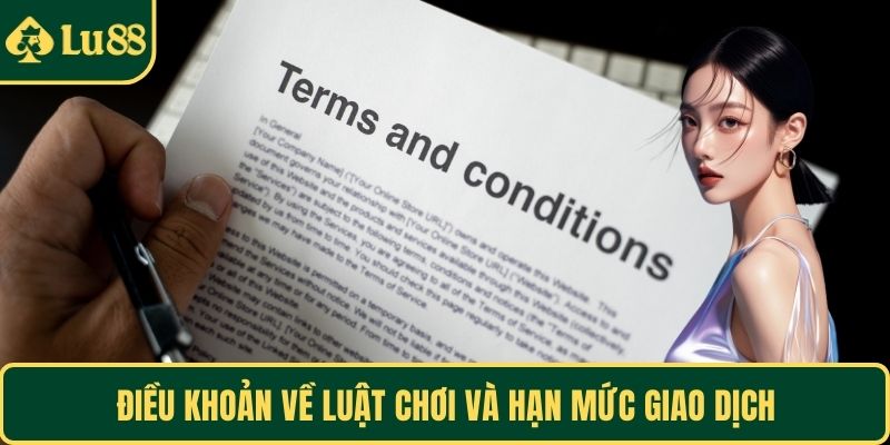 Điều khoản về luật chơi và hạn mức giao dịch