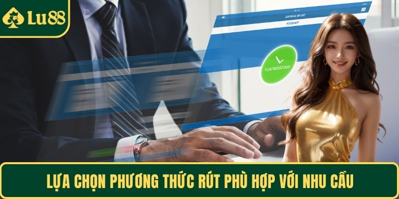Lựa chọn phương thức rút phù hợp với nhu cầu